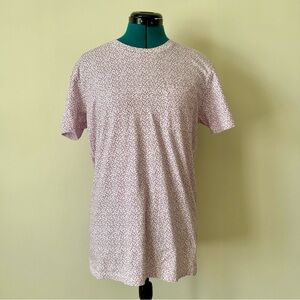🟢 5/$25 - Bonobos | 100% Cotton Pocket Tee Slim Fit in Purple Ditsy Floral